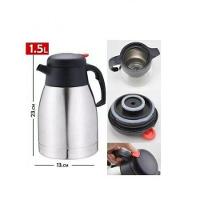 Garrafa Termica Inox Jarra Bule Cafe Cha Isotermica Grande 1500ml Tipo Jarra 1,5l Quente E Gelada - 2