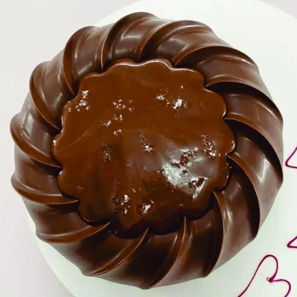 Forma Silicone Bolo Pudim Torta Assadeira Air Fryer Vazada Redonda Reutilizavel Antiaderente Confeitaria - 5