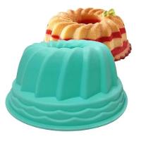 Forma Silicone Bolo Pudim Torta Assadeira Air Fryer Vazada Redonda Reutilizavel Antiaderente Confeitaria - 6