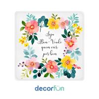 Enfeite De Porta Iluminado Quadrado Seja Bem-vindo Bivolt - 2