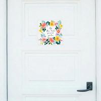 Enfeite De Porta Iluminado Quadrado Seja Bem-vindo Bivolt - 5