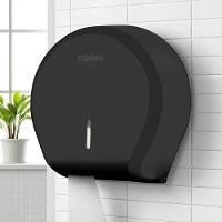 Dispenser Elegante Para Papel Higiênico Rolão 300-500m - Preto, Ideal Para Banheiros Públicos - 2