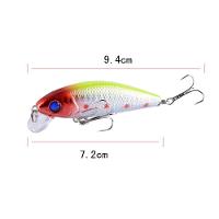 Isca De Pesca Plástico Abs Formato Peixe Imita Presa Resistente Branca - 2