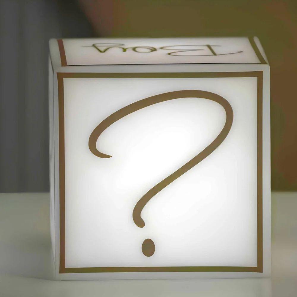 Cubo Iluminado Para Chá Revelação Com Fio - Boy Or Girl? - 3
