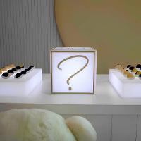 Cubo Iluminado Para Chá Revelação Com Fio - Boy Or Girl? - 2