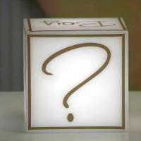 Cubo Iluminado Para Chá Revelação Com Fio - Boy Or Girl? - 3