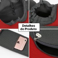 Bolsa Transporte Cachorro Gato Mala De Ombro Passeio Canguru Pet Com Bolsos Viagem Ombro Porta Celular Tiracolo Transver