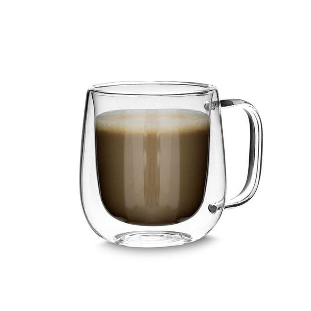 Caneca De Vidro Borossilicato 250ml - Elegância E Isolamento Térmico Para Bebidas! - 2