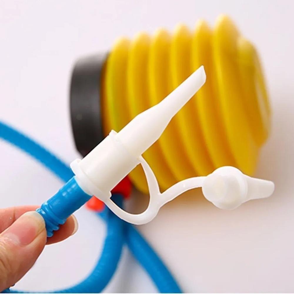 Bomba Inflador Desinflador De Pé Mao Manual Maquina Encher Boias Piscina Sanfonada Desinflar Colchao Bola Bote Inflavel - 4