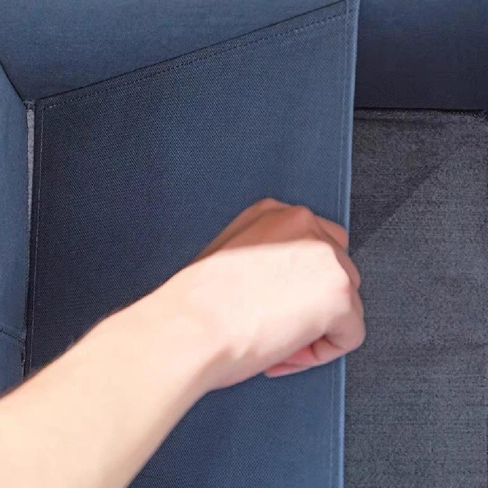 Cesto Roupa Suja Organizador Multiuso Dobravel Roupeiro Lavanderia Quarto Banheiro Com Tampa Portatil - 5