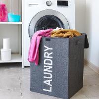 Cesto Roupa Suja Organizador Multiuso Dobravel Roupeiro Lavanderia Quarto Banheiro Com Tampa Portatil - 2