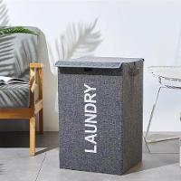 Cesto Roupa Suja Organizador Multiuso Dobravel Roupeiro Lavanderia Quarto Banheiro Com Tampa Portatil