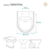 Assento Sanitario Decorado Borboleta Valentina Para Vaso Hervy - 3