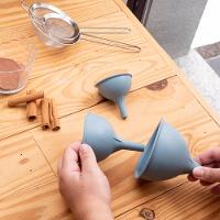 Conjunto Prático: 3 Funis De Silicone Para Cozinha Organizada E Eficiente - 2