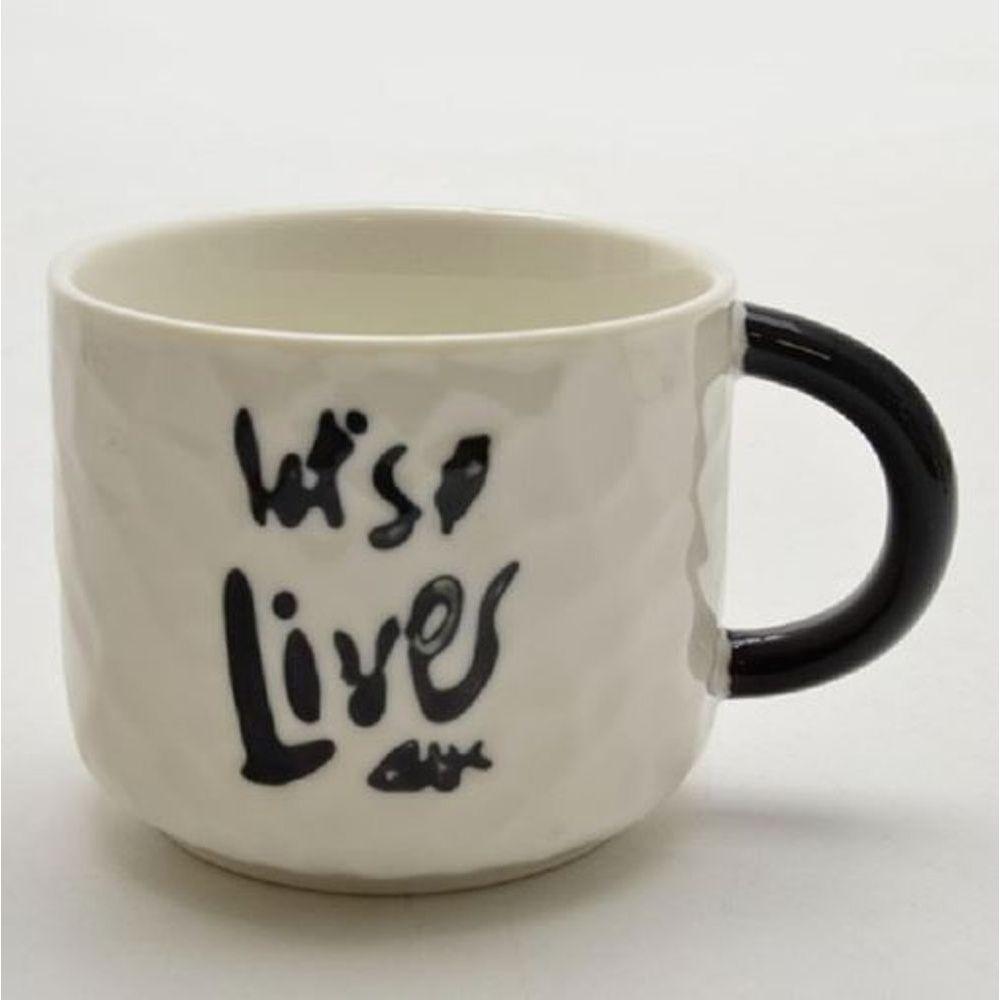 Xícara Lets Live 220ml Coffee With Cat - 4