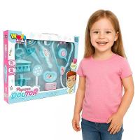 Kit Medico Infantil Doutor Enfermagem Completo 10 Peças Brinquedo Estilo Profissional - 2