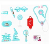 Kit Medico Infantil Doutor Enfermagem Completo 10 Peças Brinquedo Estilo Profissional - 5