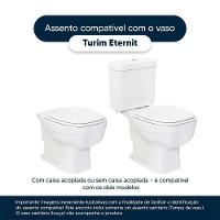 Assento Sanitario Decorado Borboleta Turim Para Vaso Eternit