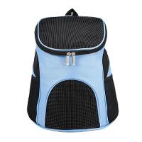 Mochila Passeio Caes Gatos Bolsa Transporte Pet Dog Bag Viagem Canguru Cachorros Petshop Azul - 2