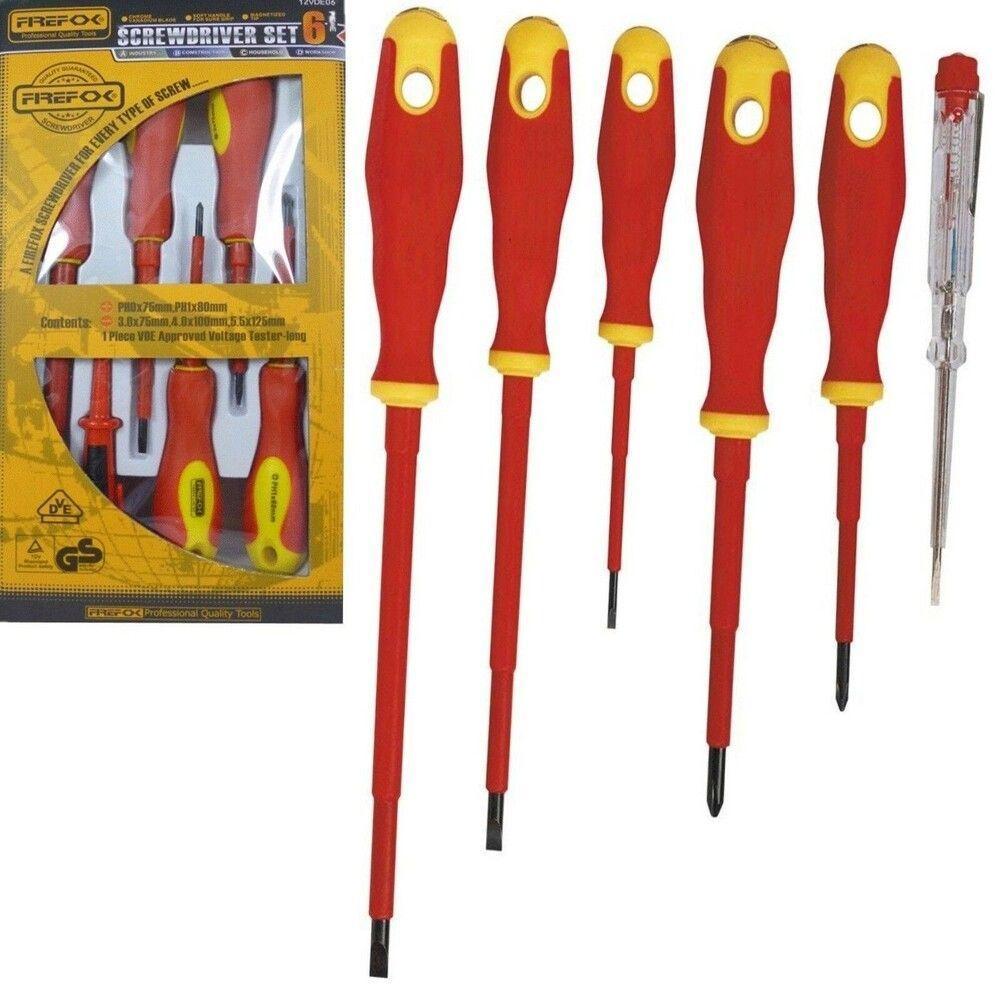 Jogo De Chaves Fenda E Philips Isolada Eletricista 1000v Imantada 6 Peças Profissional - 4