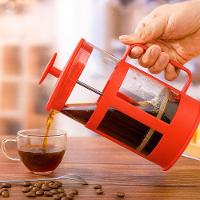 Cafeteira Francesa Prensa Inox Cremeira Vidro Jarra Cha Cafe Cremoso Manual Coador Filtro 350ml French Press - 3