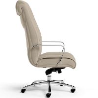 Kit Cadeira Presidente Com 2 Cadeiras Fixas Areia - 3