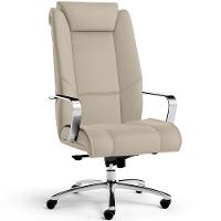 Kit Cadeira Presidente Com 2 Cadeiras Fixas Areia - 6