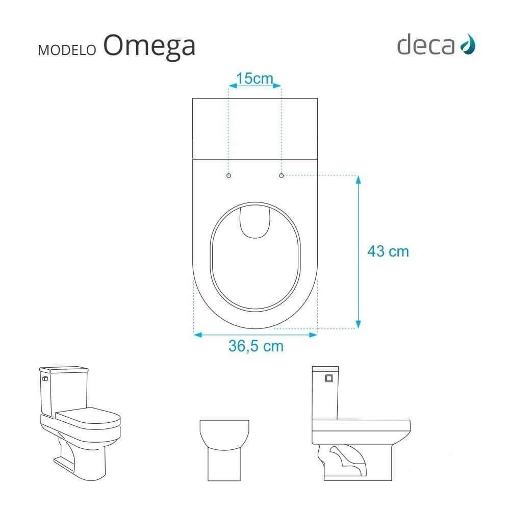 Tampa De Vaso Decorado Borboleta Omega Para Bacia Deca - 3