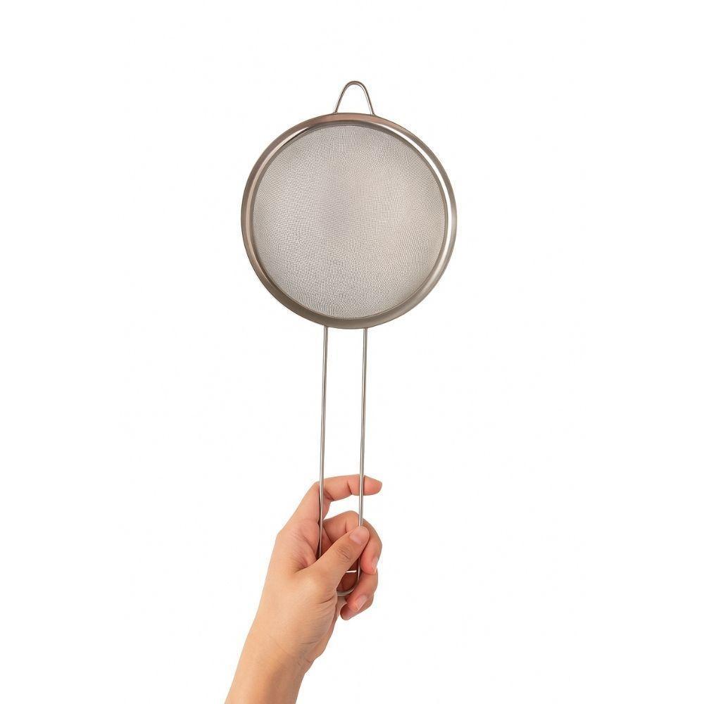 Peneira Em Aço Inox Diâmetro 16cm Cozinha Coador Preparos - 4