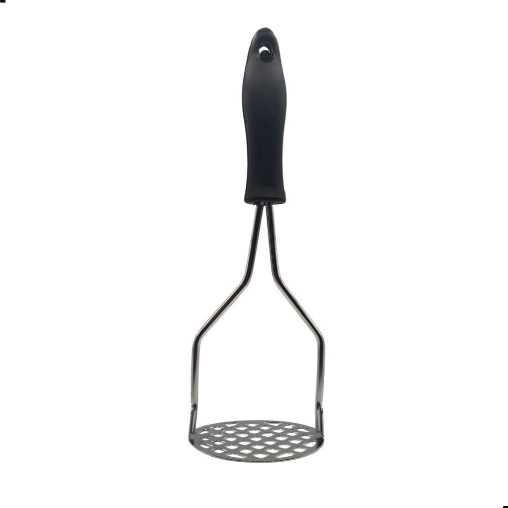 Amassador Espremedor De Batatas Inox Com Cabo Para Purê Legumes Cozinha Doméstica - 1