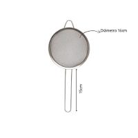 Jogos Peneiras Aço Inox 2 Peças 12cm E 16cm Para Cozinha Preparos - 3
