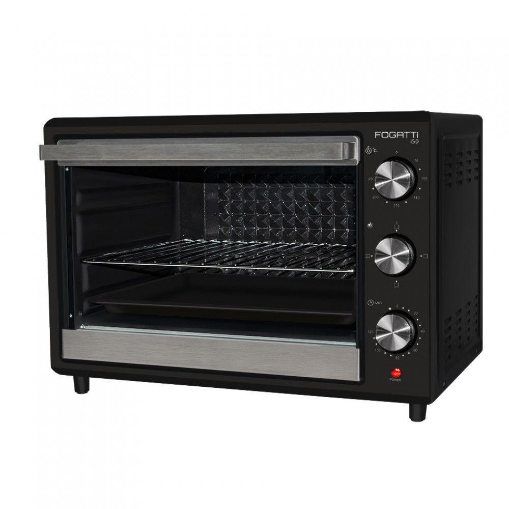 Forno Elétrico De Bancada 50Litros Fogatti Black I50Preto 220V - 1