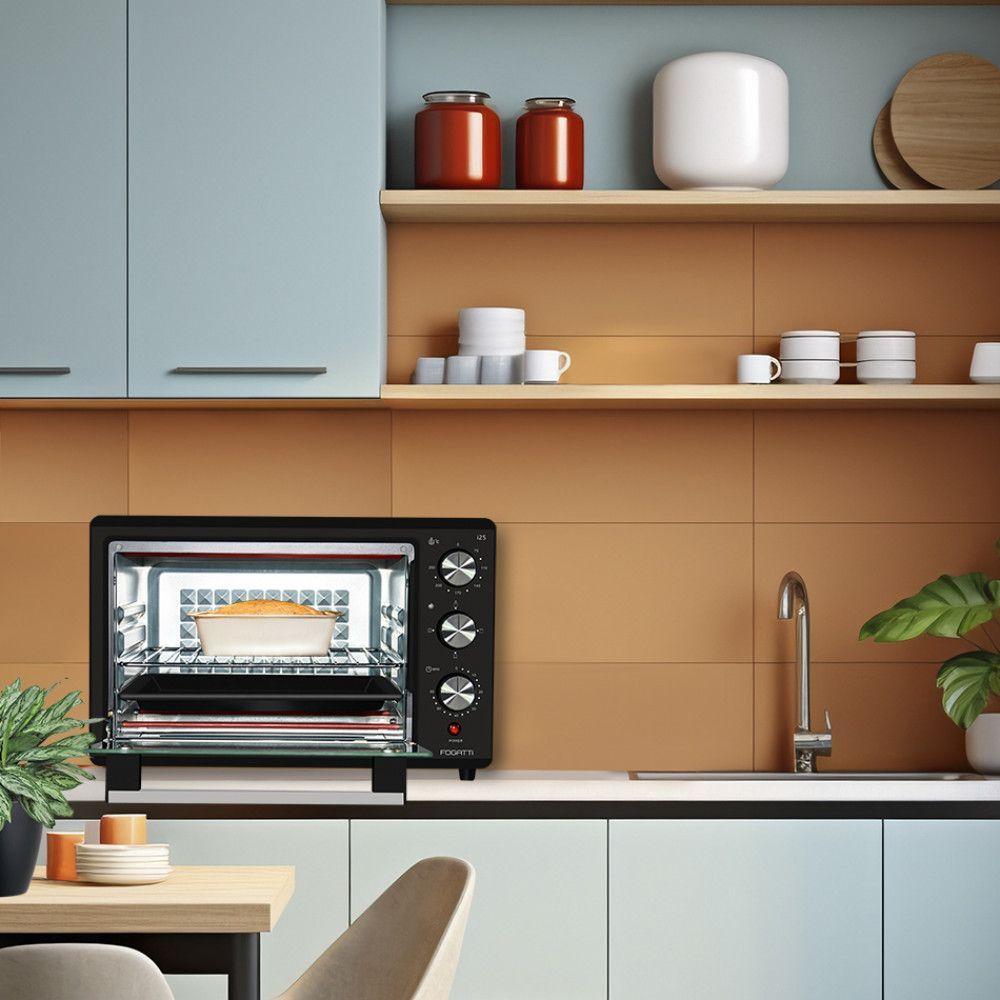 Forno Elétrico De Bancada 25 Litros Fogatti Black I25 Preto 220V - 6