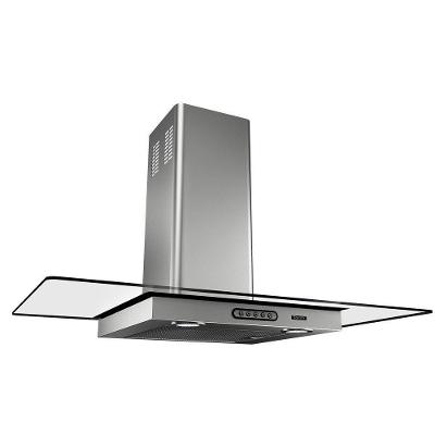 Coifa Terim Vidro Reto Duto Slim 80Cm Inox 220V