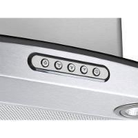 Coifa De Parede 60cm Vidro Curvo Terim Inox 220V