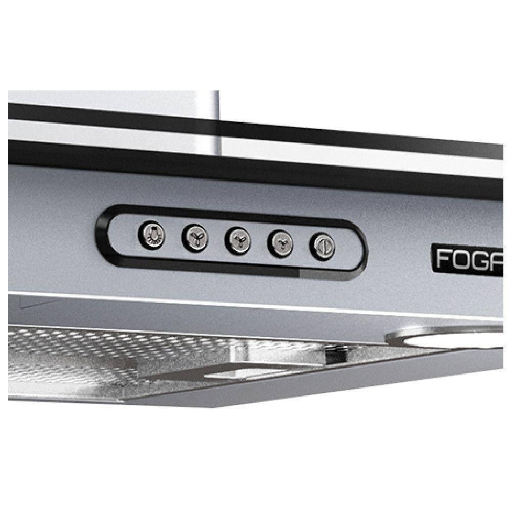 Coifa De Parede 70cm Vidro Reto Duto Slim Fogatti Inox 220V - 4