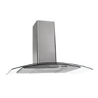 Coifa De Parede 75cm Vidro Curvo Duto Slim Fogatti Inox 220V - 1