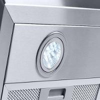 Coifa De Parede 70cm Vidro Reto Duto Slim Fogatti Inox 110V - 6