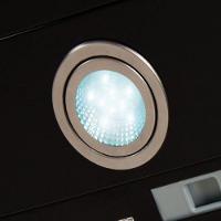 Coifa De Parede 75cm Vidro Curvo Duto Slim Fogatti Black 220V - 3