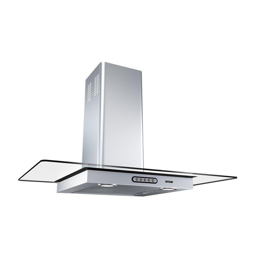 Coifa De Parede 80cm Vidro Reto Duto Slim Fogatti Inox 220V - 3