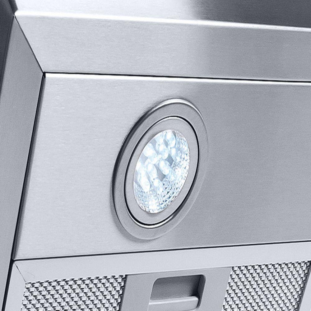 Coifa De Parede 80cm Vidro Reto Duto Slim Fogatti Inox 220V - 6