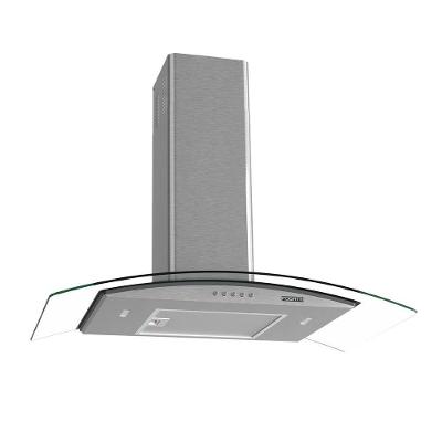 Coifa de Parede Fogatti Clean Vidro Curvo Kromanox 80cm Inox com Filtro de Gordura 110V