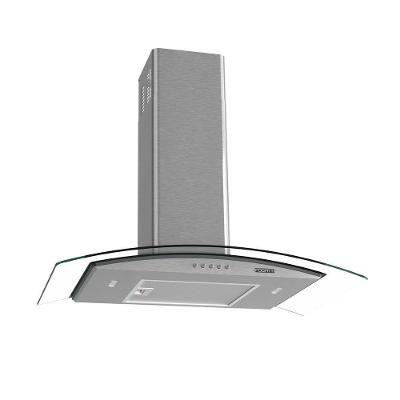 Coifa de Parede Fogatti Clean Vidro Curvo Kromanox 75cm Inox Exaustor e Depurador 220V
