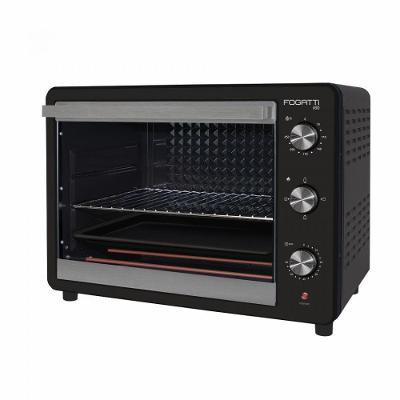 Forno Elétrico de Bancada Fogatti Black I60 60L 1800W com Grill e Timer Mecânico Preto 220V