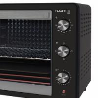 Forno Elétrico De Bancada 60Litros Fogatti Black I60Preto 220V