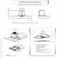 Depurador Fogatti Compact New Embutir Inox 60Cm Inox 110V - 7