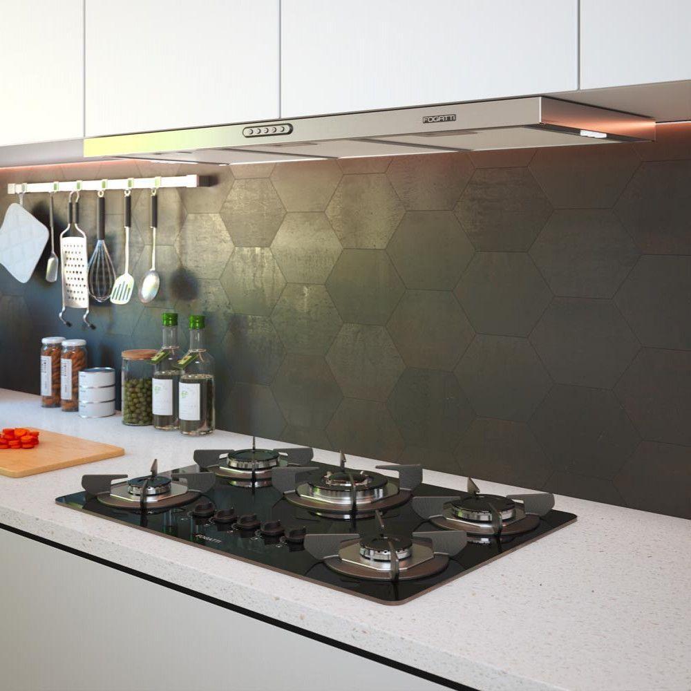 Depurador Fogatti Compact New Embutir Inox 90Cm Inox 110V - 2