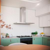 Coifa De Parede 90cm Retangular Duto Slim Fogatti Inox 220V - 2