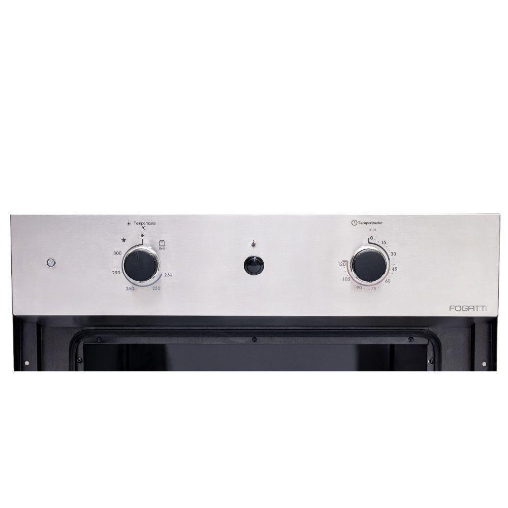 Forno A Gás Embutir Fogatti G57 Inox 57 L Inox 110V - 4