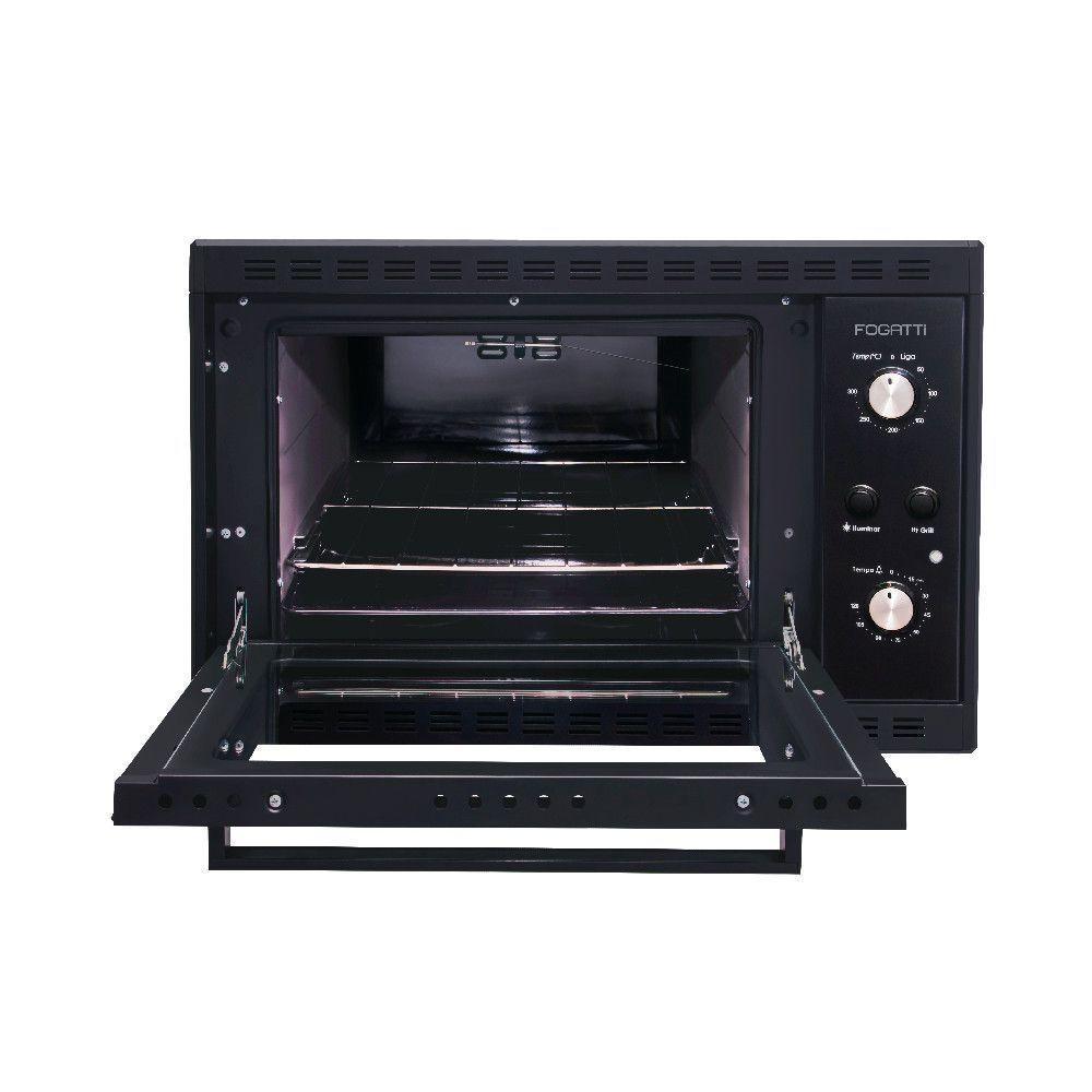 Forno Elétrico Embutir Fogatti Esp Black 45l Preto 110V - 2
